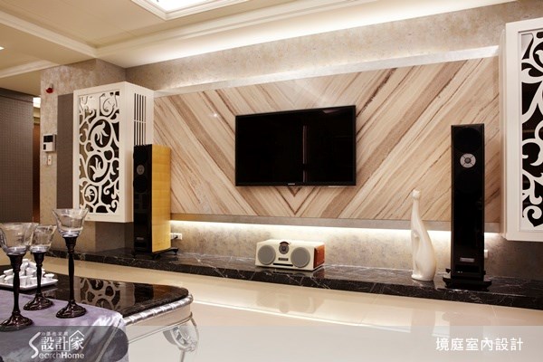 90坪新成屋(5年以下)＿混搭風客廳案例圖片＿境庭室內裝修工程有限公司＿境庭_11之10