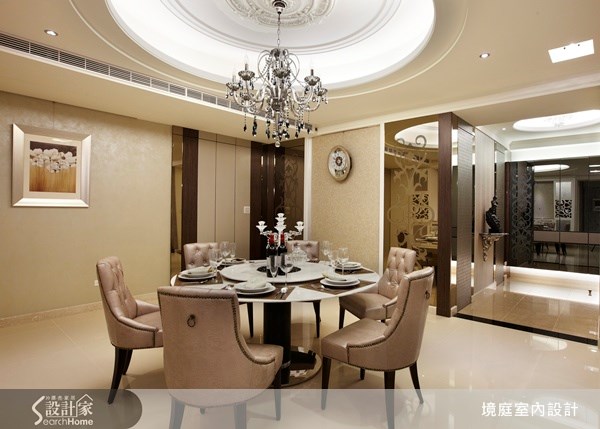 90坪新成屋(5年以下)＿混搭風玄關餐廳案例圖片＿境庭室內裝修工程有限公司＿境庭_11之4