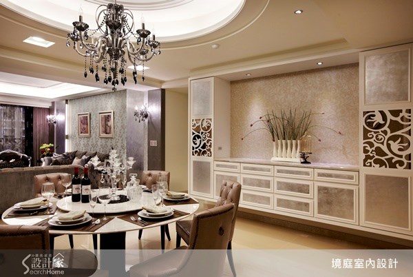 90坪新成屋(5年以下)＿混搭風客廳餐廳案例圖片＿境庭室內裝修工程有限公司＿境庭_11之6