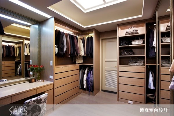 90坪新成屋(5年以下)＿混搭風更衣間案例圖片＿境庭室內裝修工程有限公司＿境庭_11之19