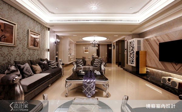 90坪新成屋(5年以下)＿混搭風客廳餐廳案例圖片＿境庭室內裝修工程有限公司＿境庭_11之9