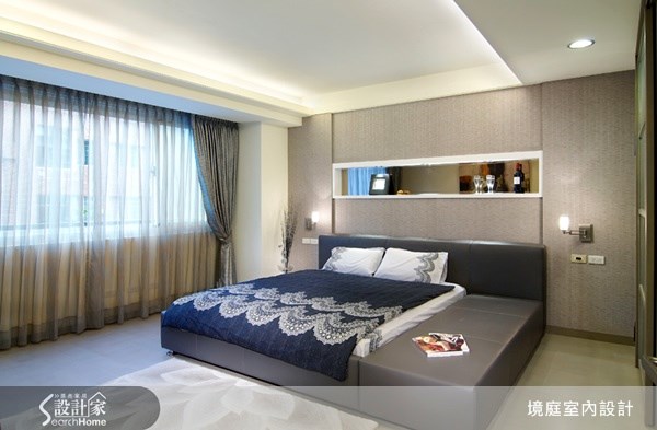 75坪新成屋(5年以下)＿現代風臥室案例圖片＿境庭室內裝修工程有限公司＿境庭_13之11