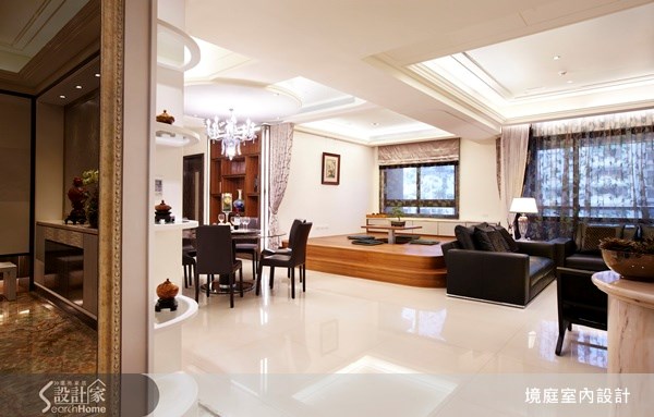 60坪新成屋(5年以下)＿新古典客廳餐廳和室案例圖片＿境庭室內裝修工程有限公司＿境庭_14之10