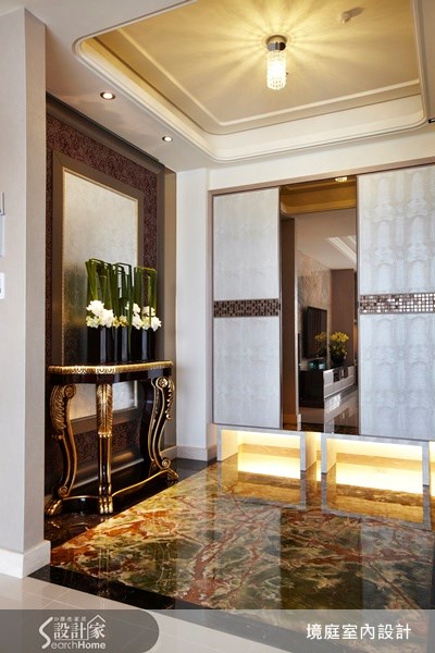 60坪新成屋(5年以下)＿新古典玄關案例圖片＿境庭室內裝修工程有限公司＿境庭_15之1