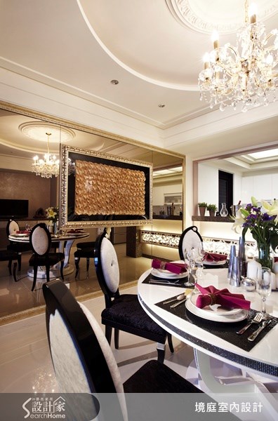 60坪新成屋(5年以下)＿新古典餐廳案例圖片＿境庭室內裝修工程有限公司＿境庭_15之10