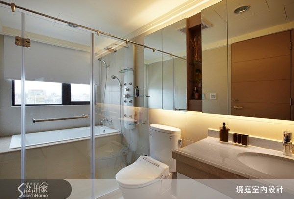 60坪新成屋(5年以下)＿新古典浴室案例圖片＿境庭室內裝修工程有限公司＿境庭_15之22