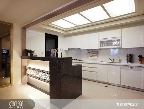 60坪新成屋(5年以下)＿新古典廚房案例圖片＿境庭室內裝修工程有限公司＿境庭_15之11