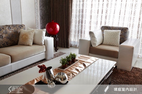 60坪新成屋(5年以下)＿新古典客廳案例圖片＿境庭室內裝修工程有限公司＿境庭_15之8
