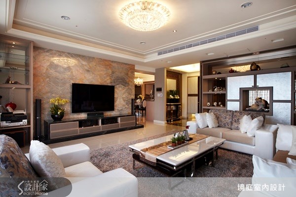 60坪新成屋(5年以下)＿新古典客廳案例圖片＿境庭室內裝修工程有限公司＿境庭_15之6