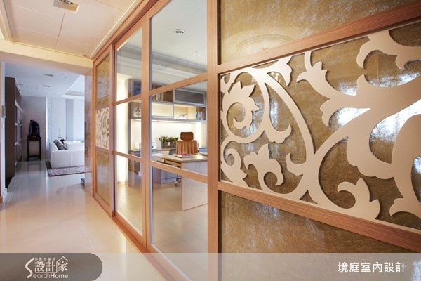 60坪新成屋(5年以下)＿新古典書房走廊案例圖片＿境庭室內裝修工程有限公司＿境庭_15之12