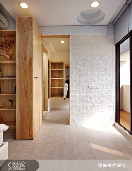 80坪新成屋(5年以下)＿休閒風臥室更衣間案例圖片＿境庭室內裝修工程有限公司＿境庭_16之19