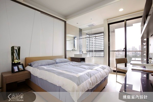 80坪新成屋(5年以下)＿休閒風臥室浴室案例圖片＿境庭室內裝修工程有限公司＿境庭_16之12