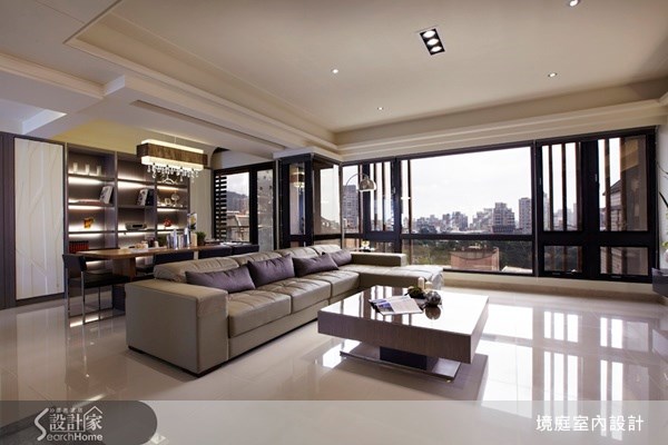 80坪新成屋(5年以下)＿休閒風客廳餐廳案例圖片＿境庭室內裝修工程有限公司＿境庭_16之5