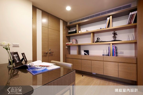 80坪新成屋(5年以下)＿休閒風書房案例圖片＿境庭室內裝修工程有限公司＿境庭_16之11