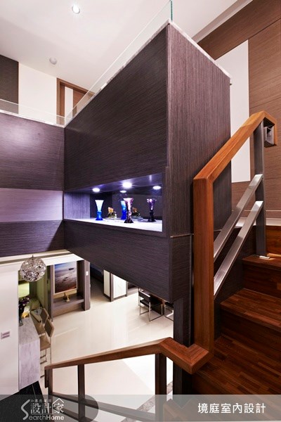 80坪新成屋(5年以下)＿休閒風樓梯案例圖片＿境庭室內裝修工程有限公司＿境庭_16之10