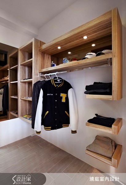 80坪新成屋(5年以下)＿休閒風更衣間案例圖片＿境庭室內裝修工程有限公司＿境庭_16之20
