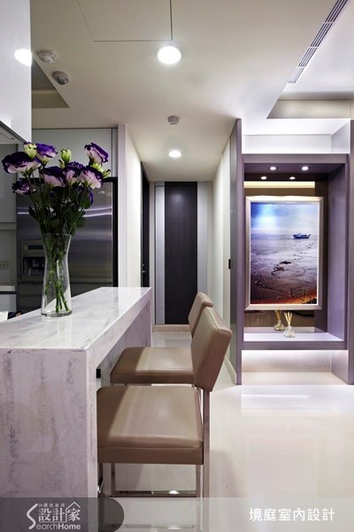 80坪新成屋(5年以下)＿休閒風廚房吧檯走廊案例圖片＿境庭室內裝修工程有限公司＿境庭_16之8