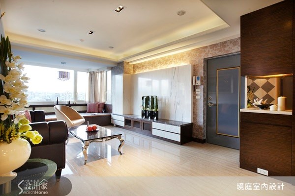 30坪中古屋(5~15年)＿新古典客廳臥榻案例圖片＿境庭室內裝修工程有限公司＿境庭_17之1