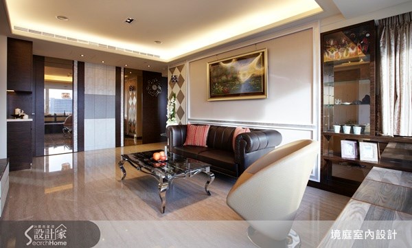 30坪中古屋(5~15年)＿新古典客廳案例圖片＿境庭室內裝修工程有限公司＿境庭_17之4