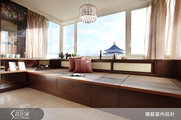 30坪中古屋(5~15年)＿新古典客廳臥榻案例圖片＿境庭室內裝修工程有限公司＿境庭_17之5
