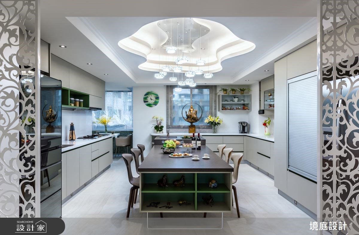55坪老屋(16~30年)＿混搭風餐廳廚房案例圖片＿境庭室內裝修工程有限公司＿境庭_22之13