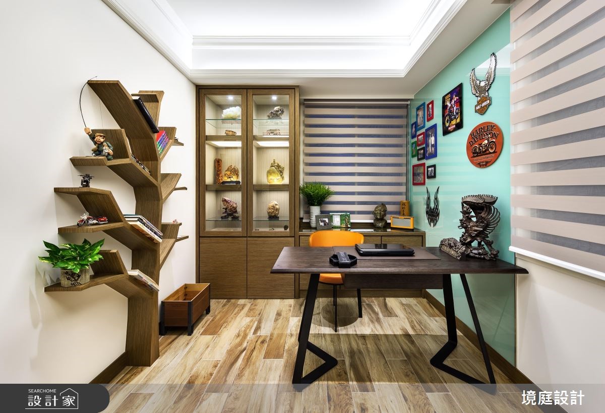 55坪老屋(16~30年)＿混搭風書房案例圖片＿境庭室內裝修工程有限公司＿境庭_22之34