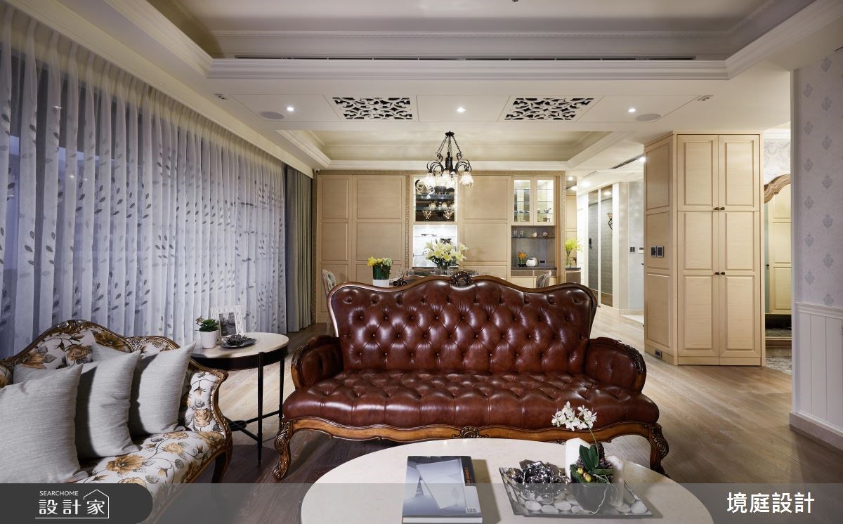45坪預售屋＿新古典客廳餐廳案例圖片＿境庭室內裝修工程有限公司＿境庭_23之4