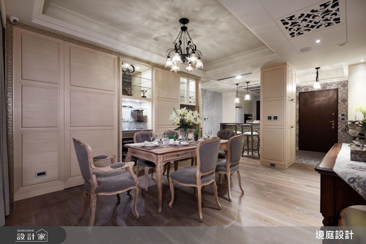 45坪預售屋＿新古典玄關客廳吧檯案例圖片＿境庭室內裝修工程有限公司＿境庭_23之6