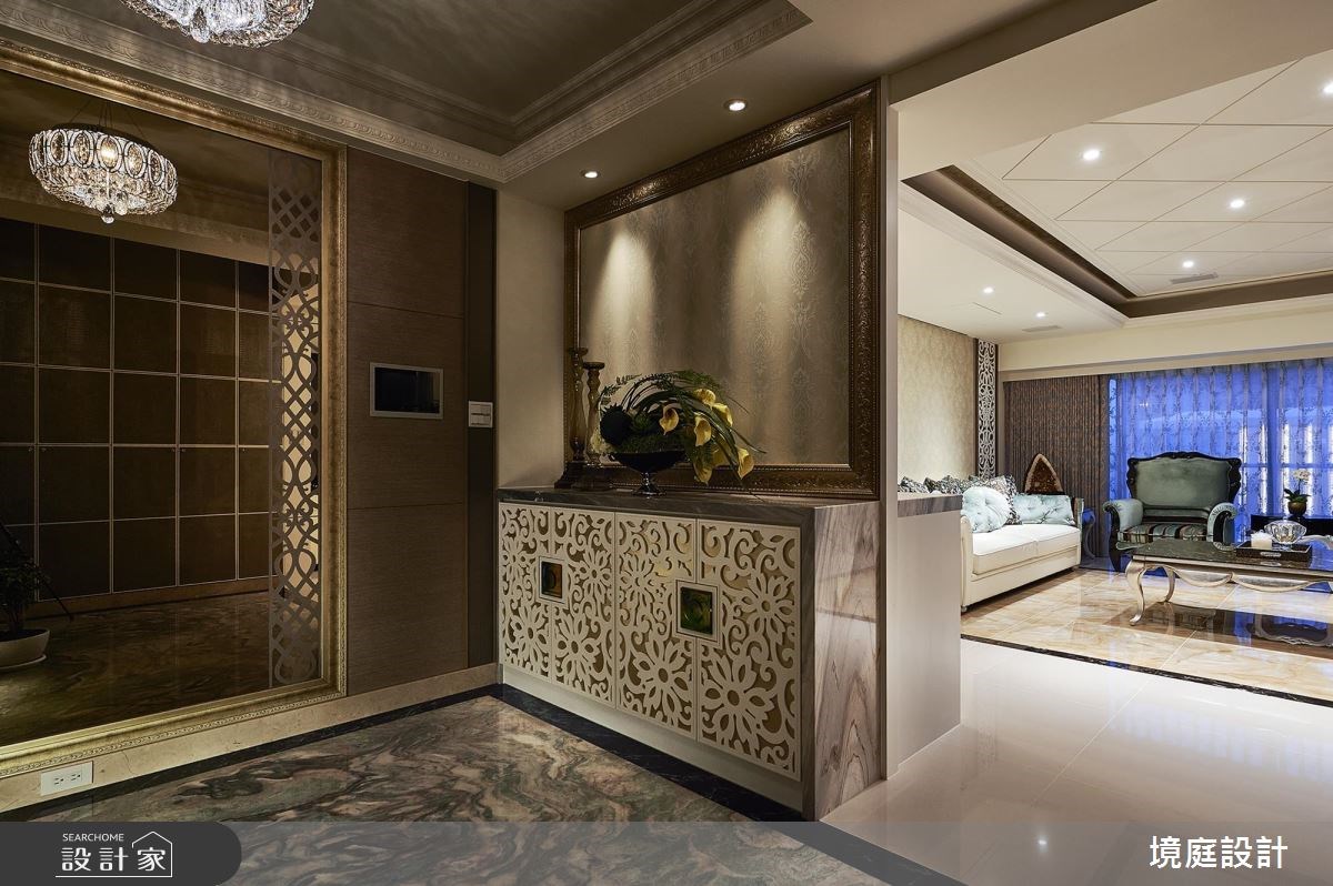 120坪新成屋(5年以下)＿新古典玄關案例圖片＿境庭室內裝修工程有限公司＿境庭_24之2