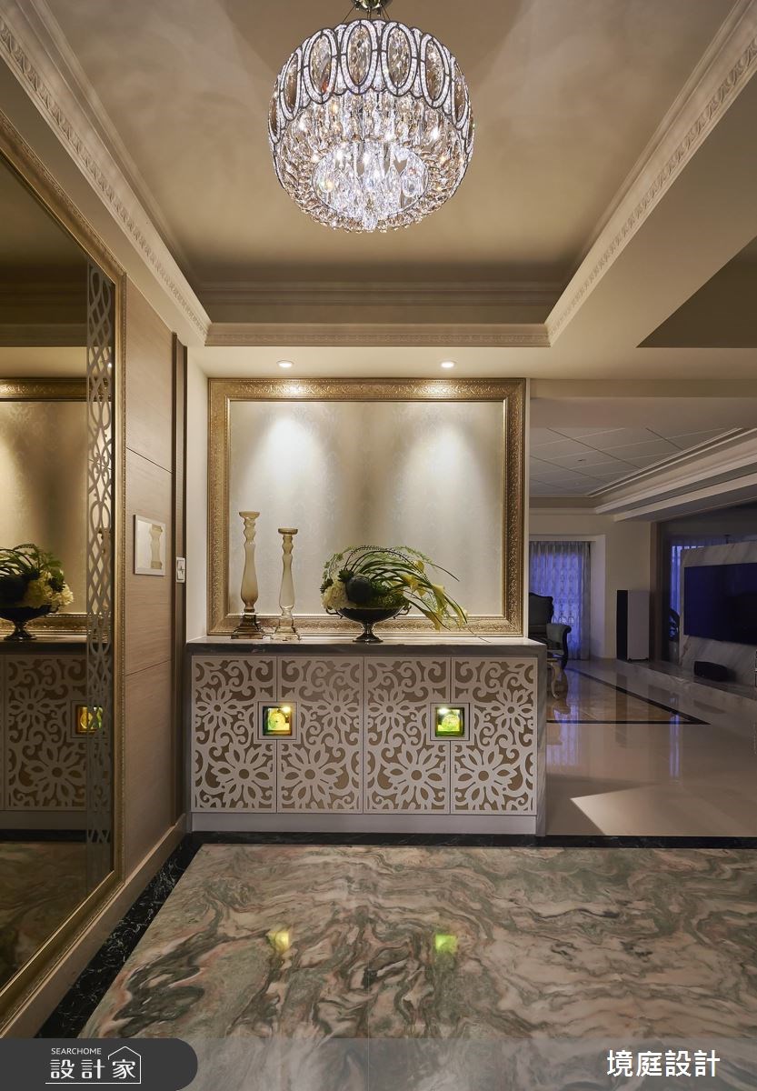 120坪新成屋(5年以下)＿新古典玄關案例圖片＿境庭室內裝修工程有限公司＿境庭_24之3