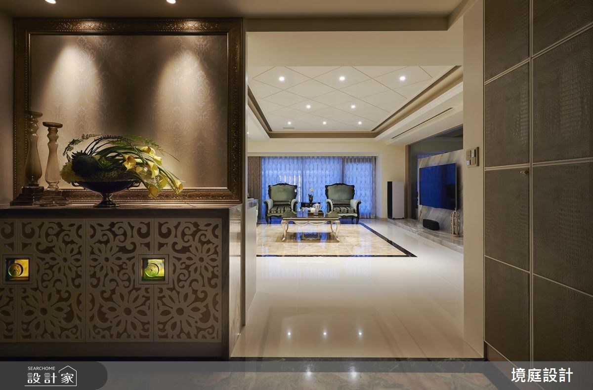 120坪新成屋(5年以下)＿新古典玄關案例圖片＿境庭室內裝修工程有限公司＿境庭_24之4