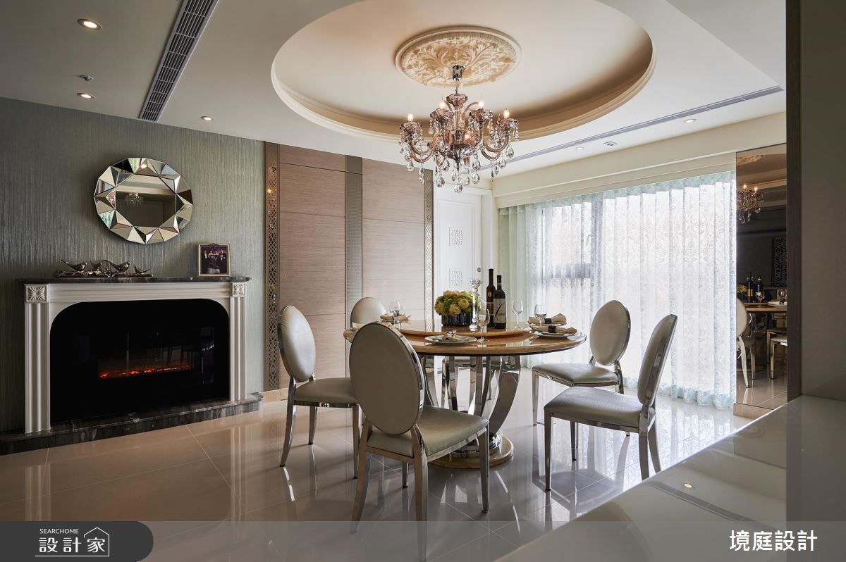 120坪新成屋(5年以下)＿新古典餐廳案例圖片＿境庭室內裝修工程有限公司＿境庭_24之12