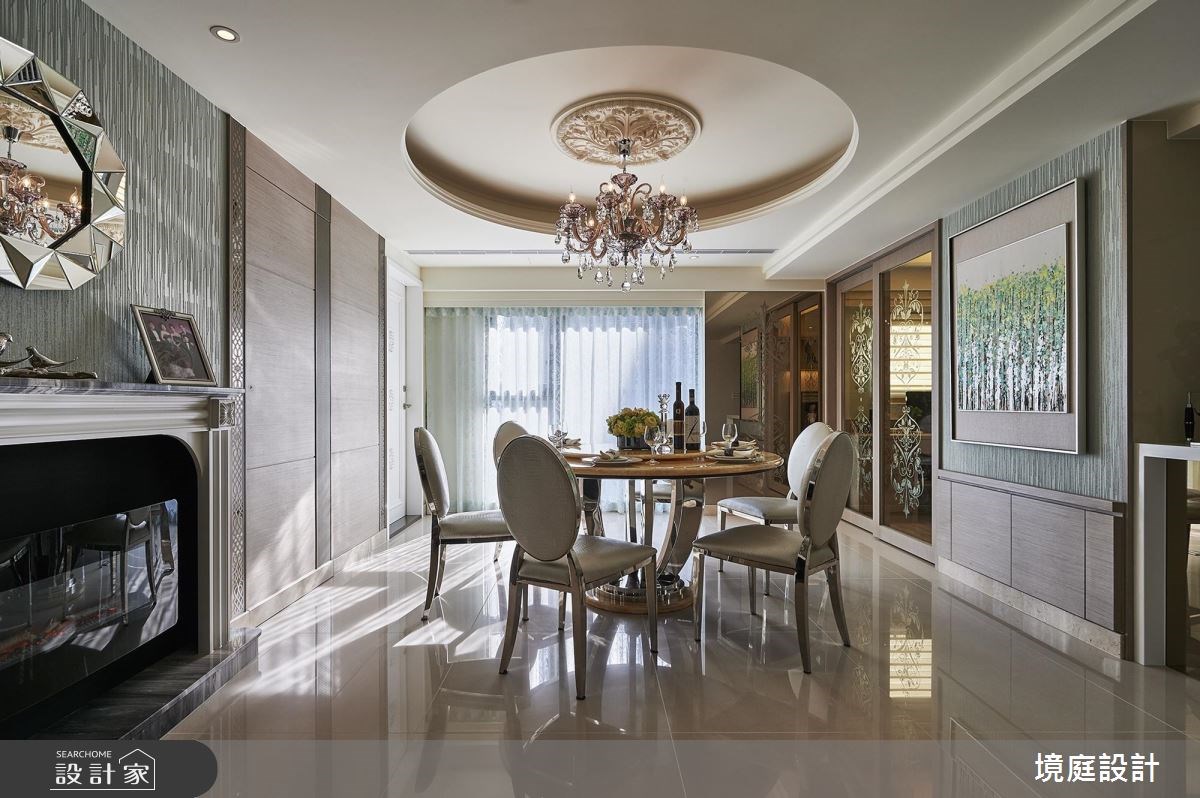 120坪新成屋(5年以下)＿新古典餐廳案例圖片＿境庭室內裝修工程有限公司＿境庭_24之14