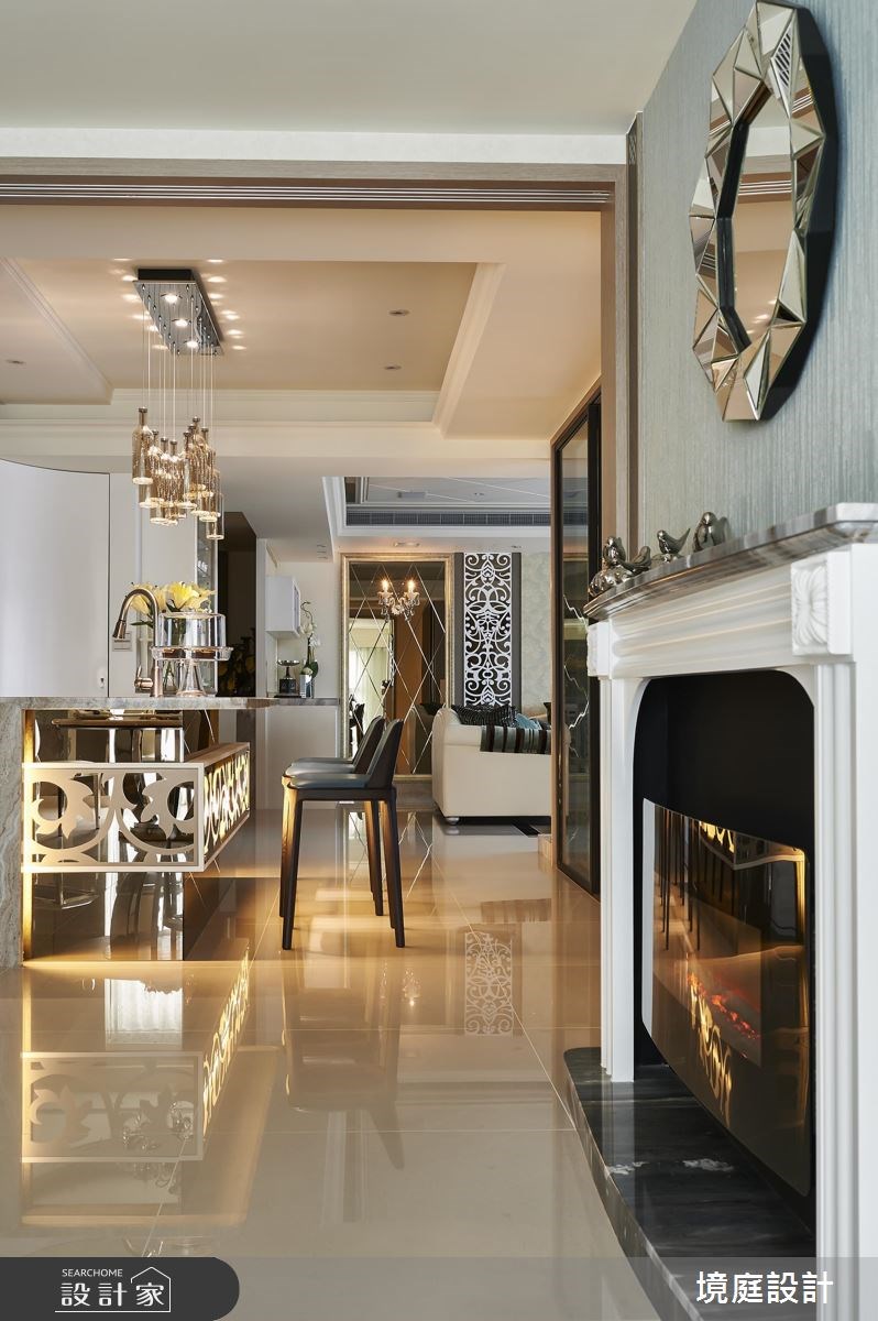 120坪新成屋(5年以下)＿新古典吧檯案例圖片＿境庭室內裝修工程有限公司＿境庭_24之18