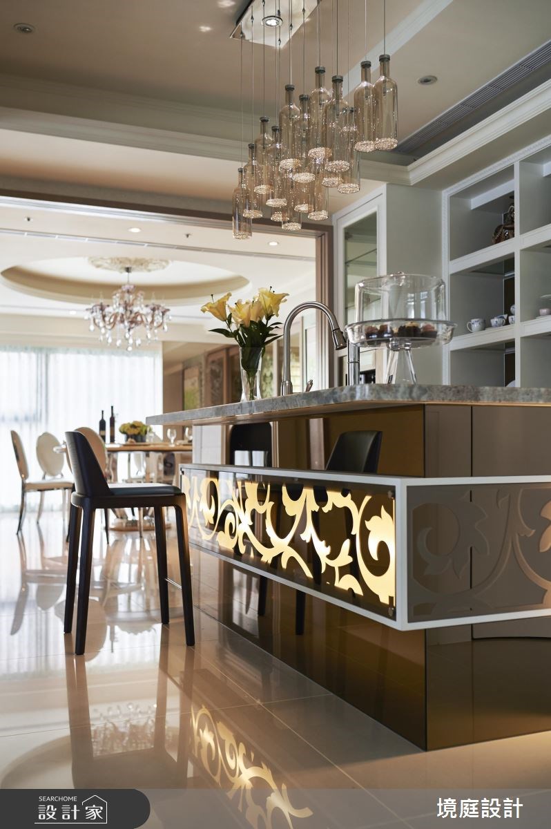 120坪新成屋(5年以下)＿新古典吧檯案例圖片＿境庭室內裝修工程有限公司＿境庭_24之20