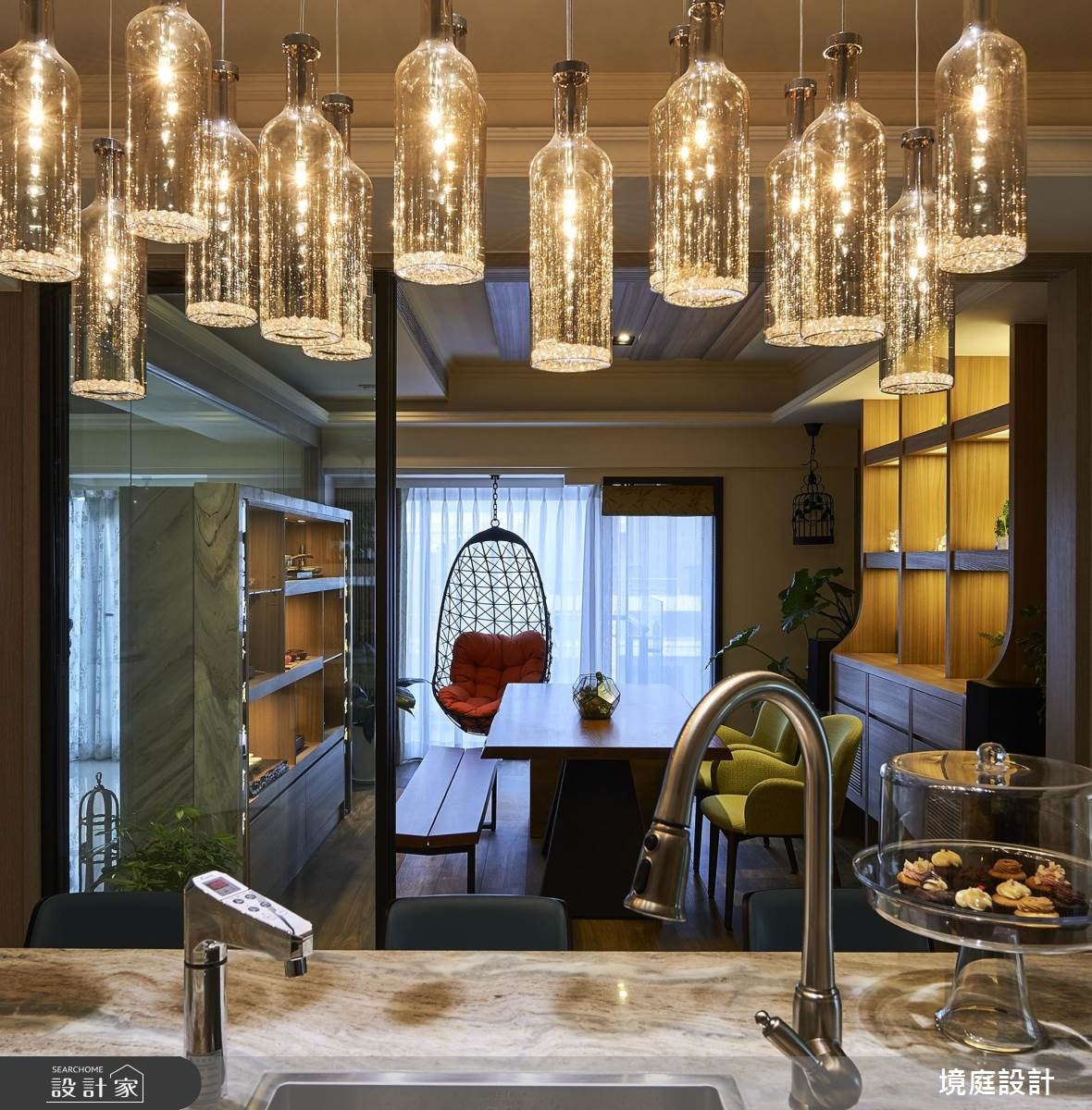 120坪新成屋(5年以下)＿新古典吧檯案例圖片＿境庭室內裝修工程有限公司＿境庭_24之22