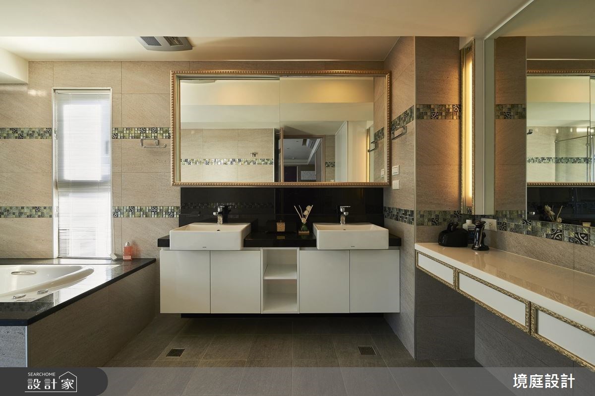 120坪新成屋(5年以下)＿新古典浴室案例圖片＿境庭室內裝修工程有限公司＿境庭_24之25