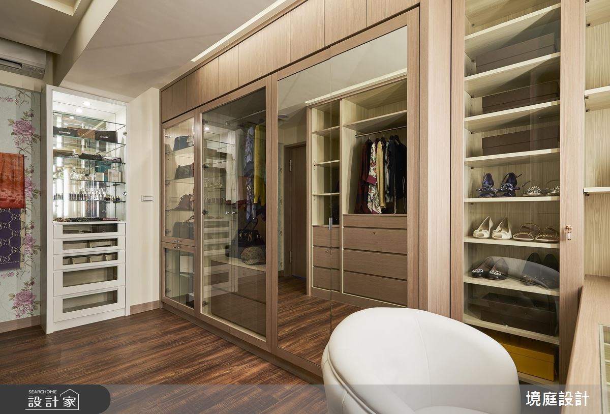 120坪新成屋(5年以下)＿新古典更衣間案例圖片＿境庭室內裝修工程有限公司＿境庭_24之26
