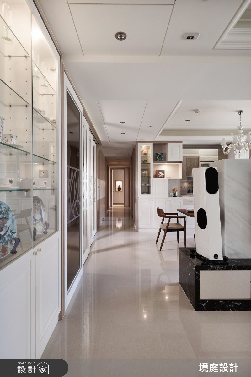 60坪新成屋(5年以下)＿新古典客廳餐廳走廊案例圖片＿境庭室內裝修工程有限公司＿境庭_25之11