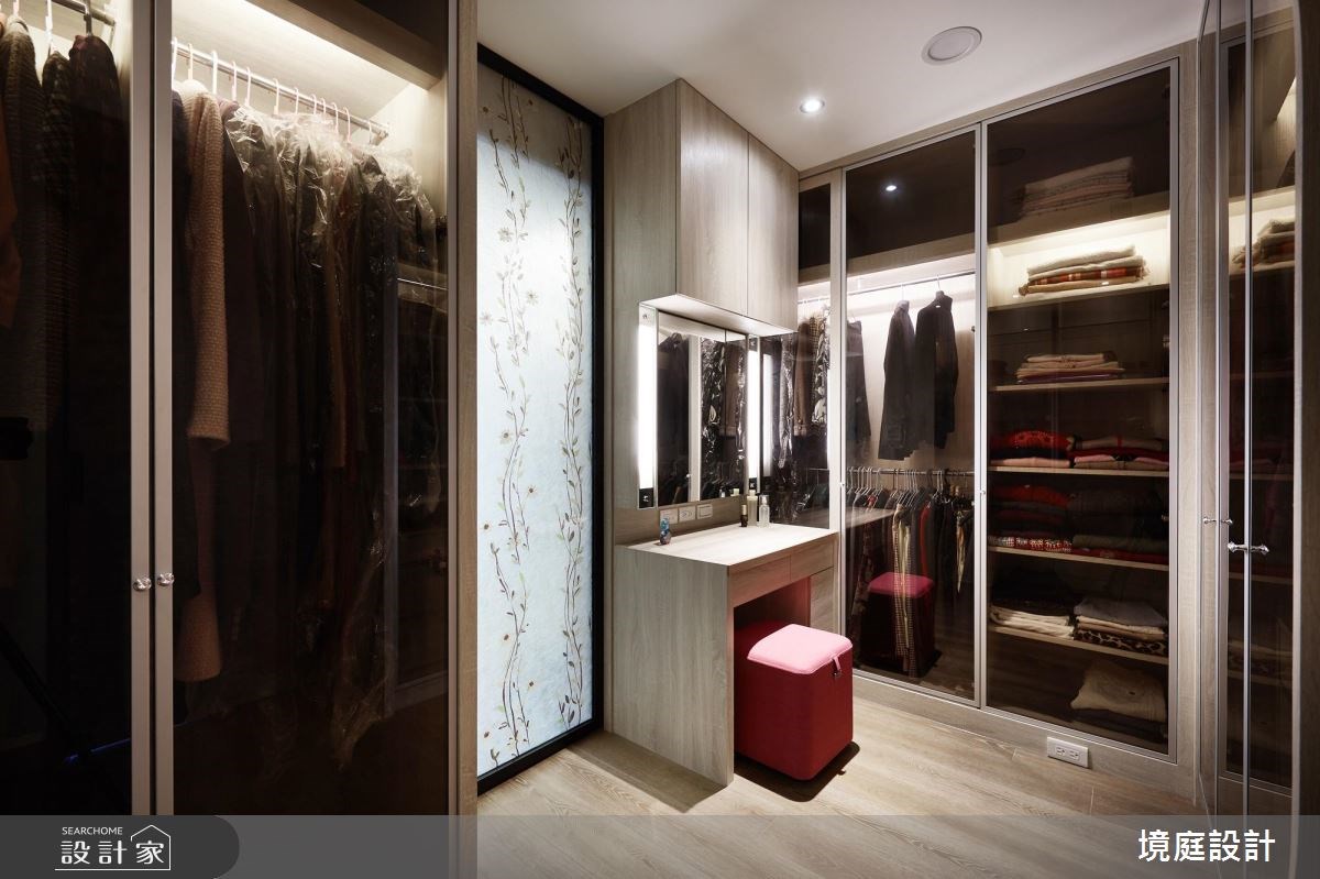 60坪新成屋(5年以下)＿新古典更衣間案例圖片＿境庭室內裝修工程有限公司＿境庭_25之30