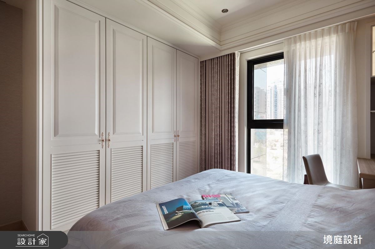 60坪新成屋(5年以下)＿新古典臥室案例圖片＿境庭室內裝修工程有限公司＿境庭_25之32