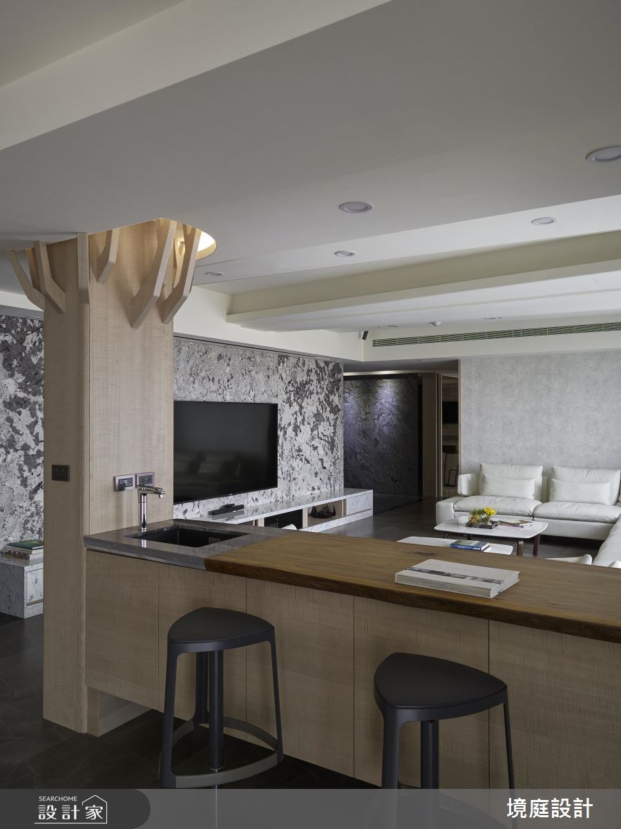 105坪新成屋(5年以下)＿現代風客廳案例圖片＿境庭室內裝修工程有限公司＿境庭_28之5