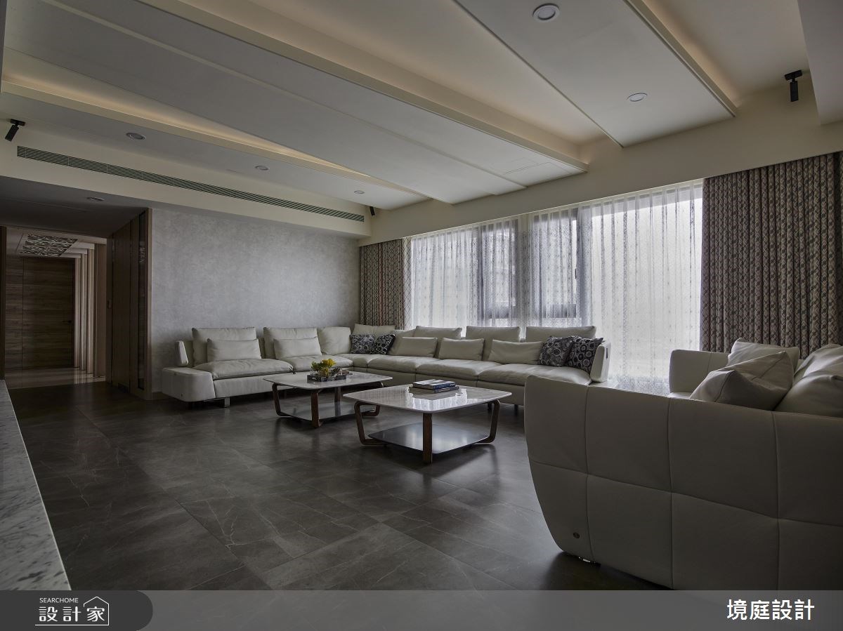 105坪新成屋(5年以下)＿現代風客廳案例圖片＿境庭室內裝修工程有限公司＿境庭_28之6