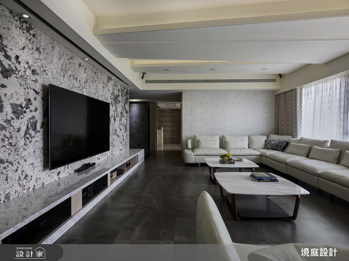 105坪新成屋(5年以下)＿現代風玄關客廳案例圖片＿境庭室內裝修工程有限公司＿境庭_28之7