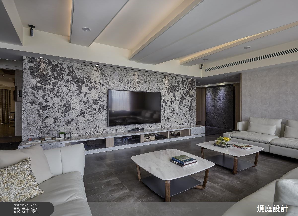 105坪新成屋(5年以下)＿現代風玄關客廳案例圖片＿境庭室內裝修工程有限公司＿境庭_28之8