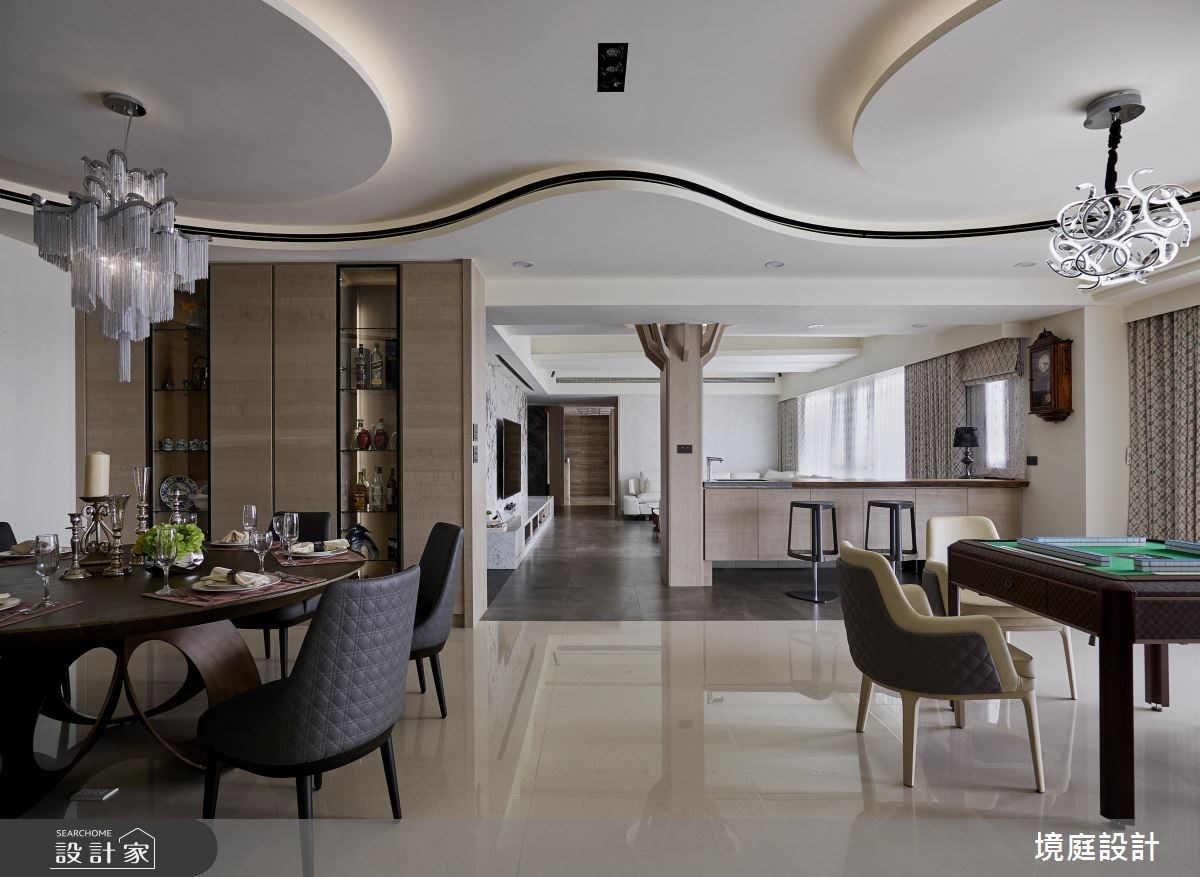 105坪新成屋(5年以下)＿現代風客廳餐廳案例圖片＿境庭室內裝修工程有限公司＿境庭_28之16
