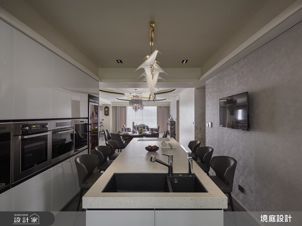 105坪新成屋(5年以下)＿現代風餐廳廚房案例圖片＿境庭室內裝修工程有限公司＿境庭_28之21