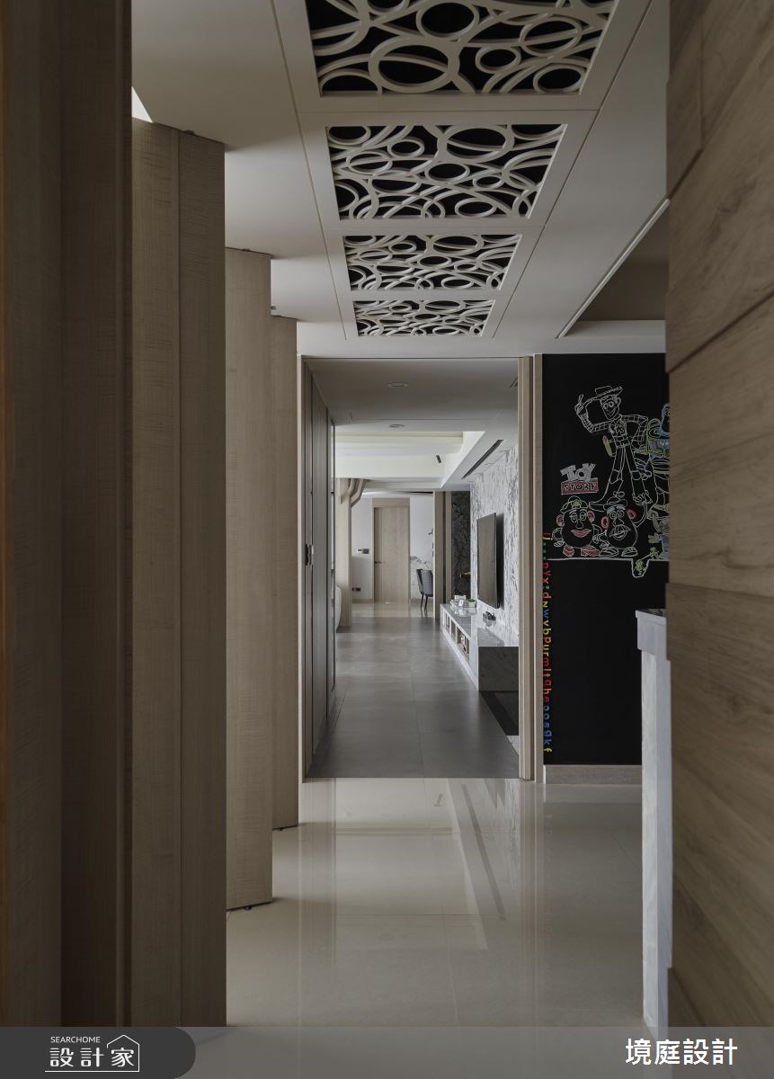 105坪新成屋(5年以下)＿現代風走廊案例圖片＿境庭室內裝修工程有限公司＿境庭_28之24