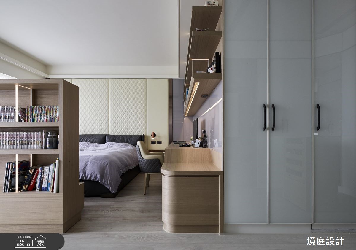 105坪新成屋(5年以下)＿現代風臥室案例圖片＿境庭室內裝修工程有限公司＿境庭_28之29
