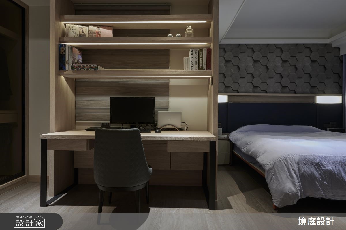 105坪新成屋(5年以下)＿現代風臥室案例圖片＿境庭室內裝修工程有限公司＿境庭_28之36
